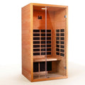 Home Infrared Sauna Built for Daily Wellness, Hemlock Wood Construction, 6 Carbon Heaters, Low EMF Design