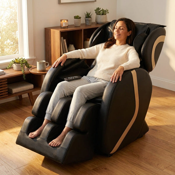 Massage Chair Built for Full Body Relief, Zero Gravity Positioning, Heat Therapy, 5 Automatic Programs
