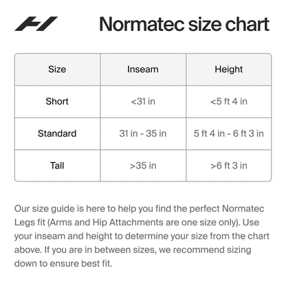 Hyperice Normatec Elite Compression Massage Garment, for Users 5'4" – 6'3" 69000 001-03